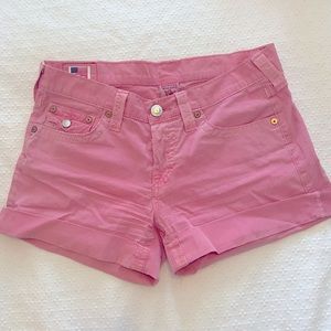 True Religion Pink Shorts